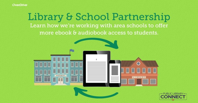 Library and School Partnership information post