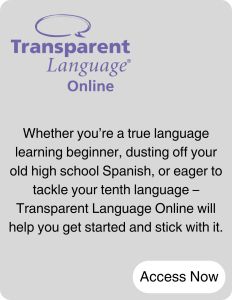Transparent Language link